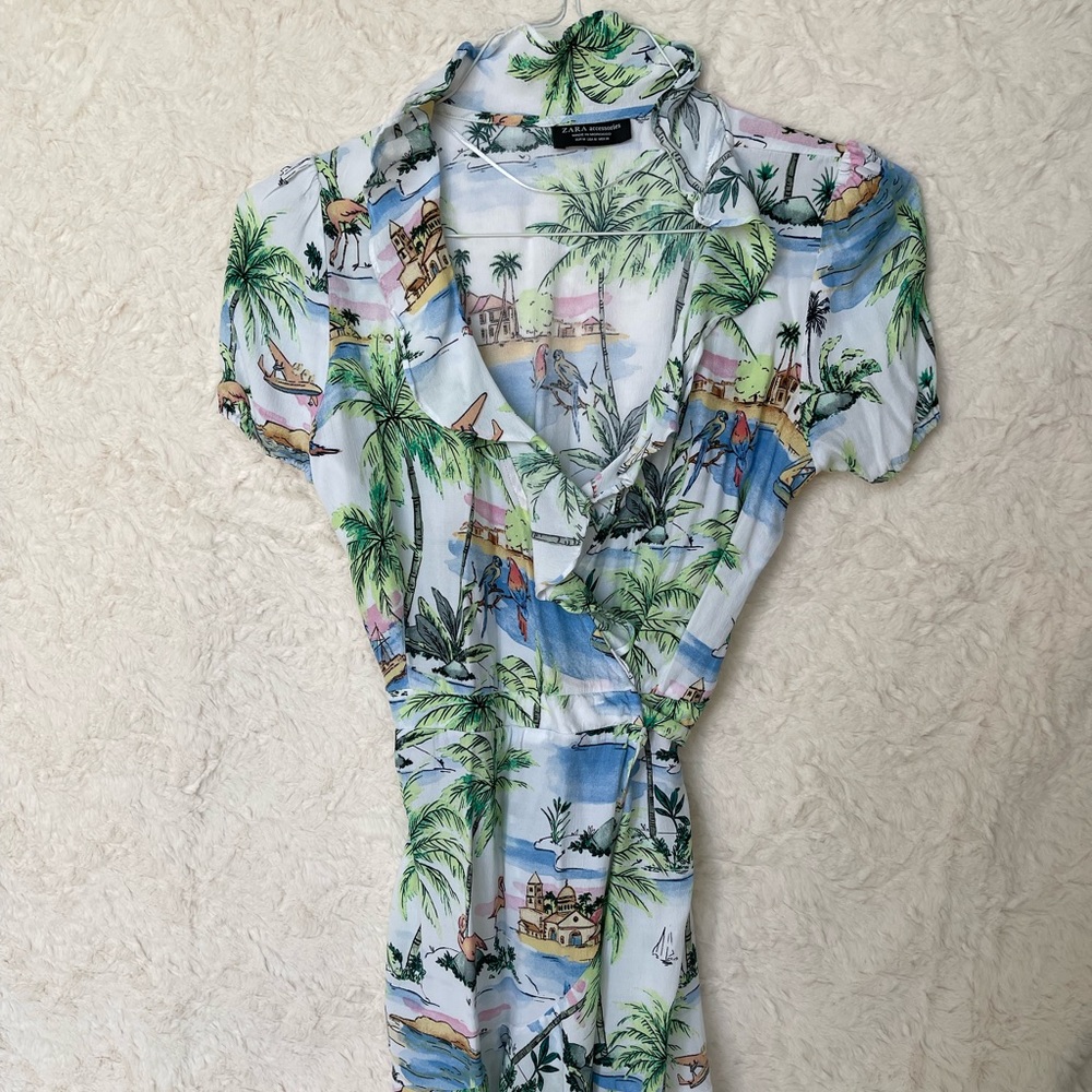 Zara mini dress perfect for vacation and summer